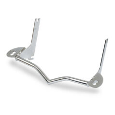 V-Bracket spotlamp/passing lamp mounting bar. Chrome - 94-22 FLHR/C; 2023 FLHFB Highway King; 96-13 FLHT/C