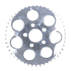 Chain conversion rear sprocket 47t. Chrome - 86-92 XL Sportster ; 92-99  XL vid omvandling till kedja från rem till bakre kedja.