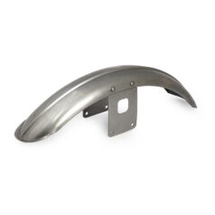 L84-07 style FX, XL narrow front fender. Raw steel, ribbed - 73-07  XL Sportster;73-99  FX, FXST; 86-94 FXR; 91-05  Dyna (exkl. FXDWG)