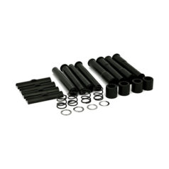 Complete 66-E79 Shovel pushrod cover kit. Black - 66-E79 SHOVEL