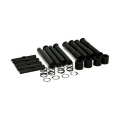 Complete L79-84 Shovel pushrod cover kit. Black - L79-84 SHOVEL
