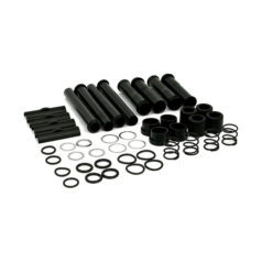 Complete 91-03 XL multiple-parts pushrod cover kit. Black - 91-03 XL Sportster