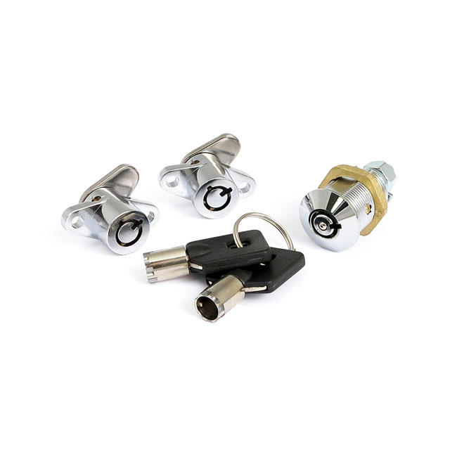 Saddlebag & top case lock set - 93-13 FLT/Touring