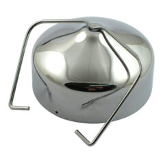 Early style distributor cover for OHV Big Twin. Chrome - 36-64 alla H-D OHV och Flathead modeller