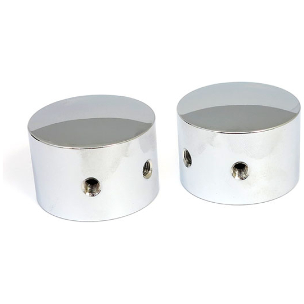 Rear axle nut cover kit. Chrome - 08-22 XL Sportster (exkl. 16-22 XL1200X/S)
