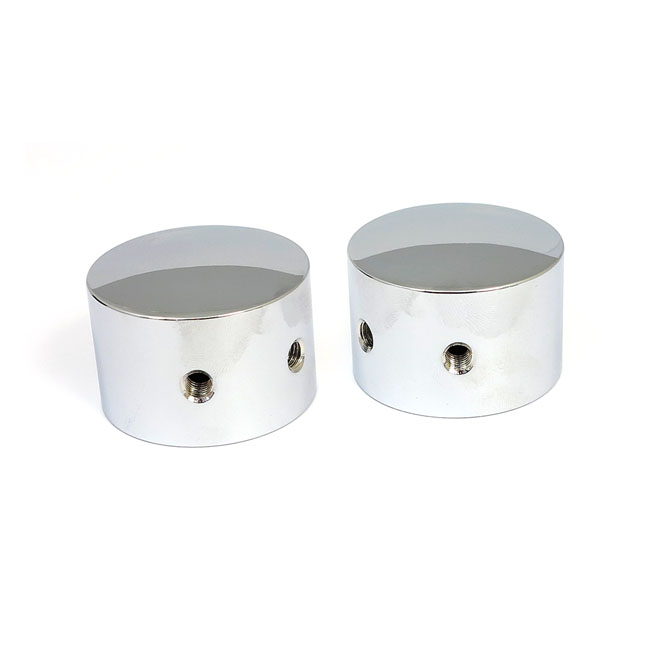 Rear axle nut cover kit. Chrome - 08-22 XL Sportster (exkl. 16-22 XL1200X/S)