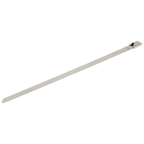 Exhaust tie wraps 8" long clear stainless - Upp till 2" diameter avgasrör - Bild 2