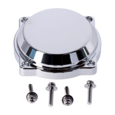CV carb top cover. Chrome - 90-06 Big Twin; 88-06 XL Sportster ; Tullen med CV-förgasare