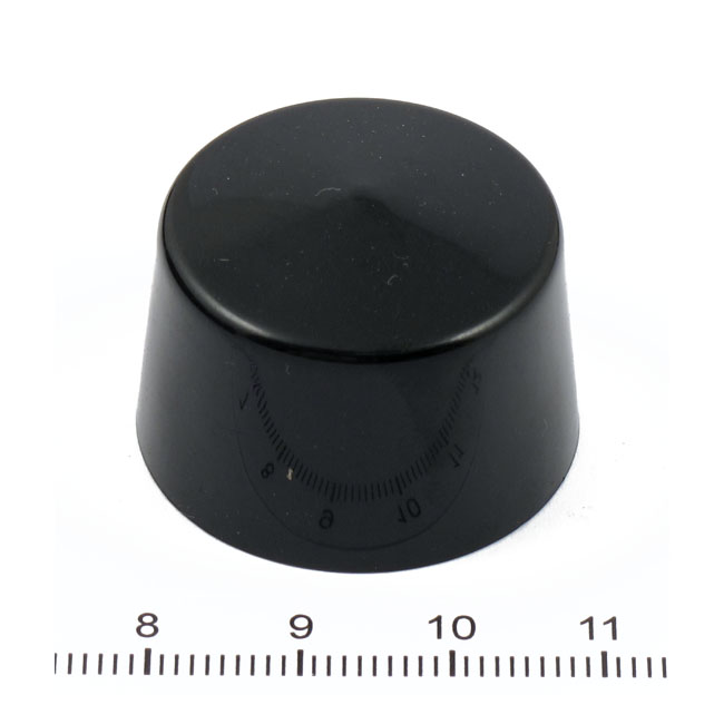 Smoothtopps push-on bolt covers 15/16" hex bolts/nuts. Black