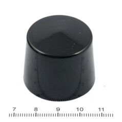 Smoothtopps push-on bolt covers 1" hex bolts/nuts. Black