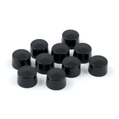 Smoothtopps, push-on bolt cover set. Black - 00-UP BROMSOK BAK