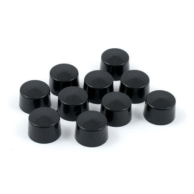 Smoothtopps, push-on bolt cover set. Chrome - 00-UP BROMSOK BAK