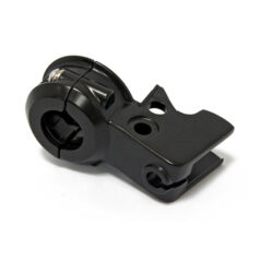 Clutch lever bracket assy, black - 82-95 Big Twin, XL Sportster