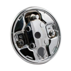 Rear hydraulic brake backing plate, chrome - 63-72 Big Twin