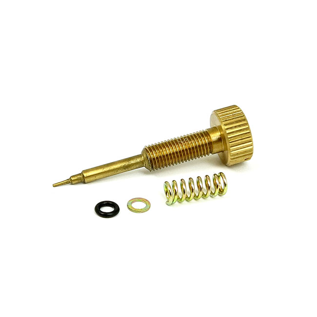 Extended idle mixture adjustment screw kit. CV carbs - 90-06 Big Twin; 88-06 XL Sportster. Med CV-förgasare