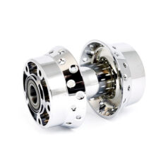 Front wheel hub. Chrome. abs - 09-23 FLT/Touring