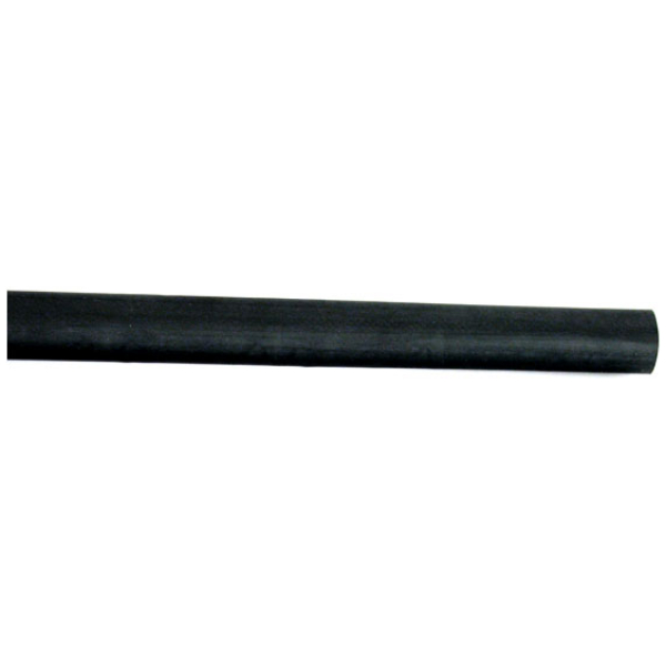 Heat shrink tube. 120cm, 3/8" (9.5 to 4.8mm). Black - Universal