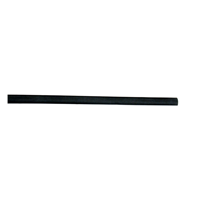 Heat shrink tube. 120cm, 3/16" (4.8 to 2.4mm). Black - Universal