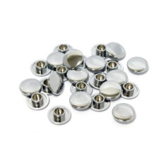 Push-in mushroom allen head plugs M10. Chrome - M10 gängade insexbultar