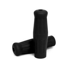 Vintage style 7/8" grips black - 7/8" (22mm) styre