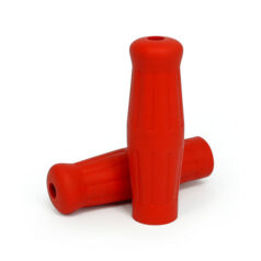 Vintage style 7/8" grips red - 7/8" (22mm) styre
