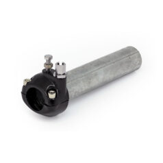 Universal metal throttle grip 1" handlebars, black - Universal för 1" / 25,4 mm styre