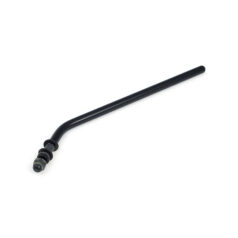Replacement mirror stem, long. Black - 65-up H-D