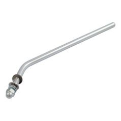 Replacement mirror stem, long. Chrome - 65-up H-D