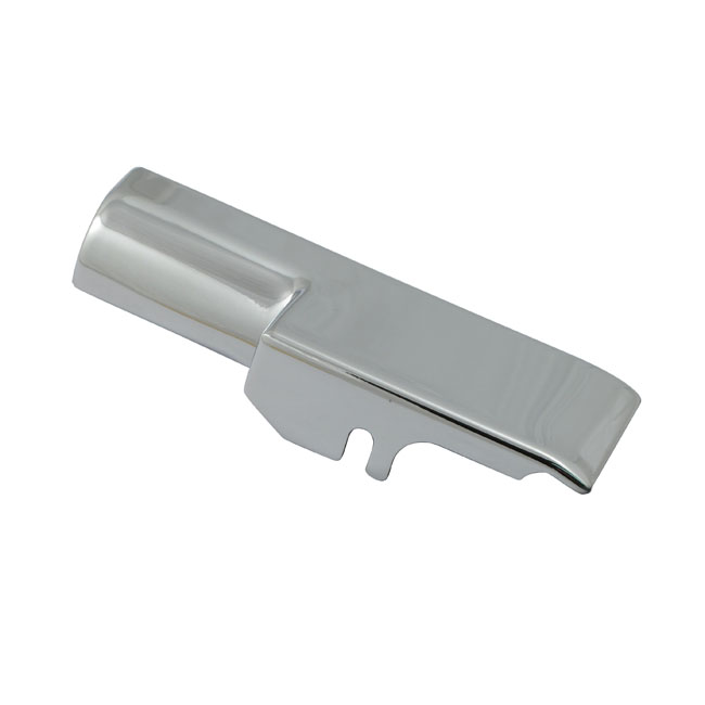 Oil pump cover, chrome - 68-91 Big Twin med OEM kedjeolja
