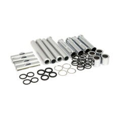 Complete 86-90 XL pushrod cover kit. Chrome - 86-90 XL Sportster