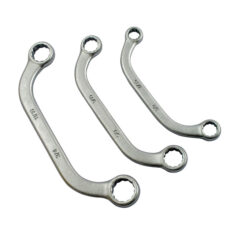 Curved box end wrench set. 3-piece - Universal