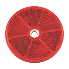 Hella, reflector. round. 60mm diameter. Red - Universal