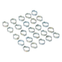 Crimp hose clamp, 11/16 (17.53mm) ID. Zinc - Olika H-D modeller; 79-82FLT/Touring primär
