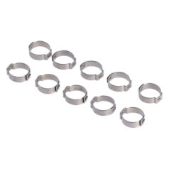 Crimp hose clamp, 3/4 (19.05mm) ID. Stainless - OLIKA H-D MODELLER