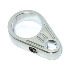 Clutch cable clamps, slotted