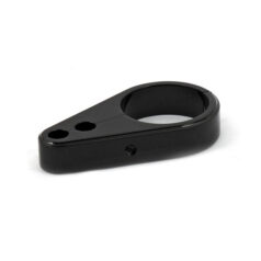 2-Piece frame cable clamp. Throttle/Idle. Black - UNIVERSAL