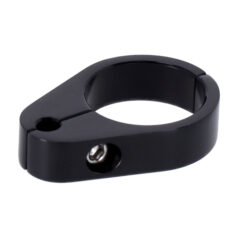 2-Piece frame cable clamp. Throttle. Black - UNIVERSAL