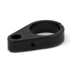2-Piece frame cable clamp. Clutch. Black - UNIVERSAL
