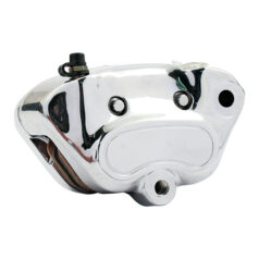 Brake caliper assembly, rear. Chrome - 06-07 FXST; 2007 FLSTF. (exkl. FXTSD/I, FLST)