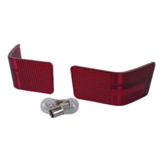 Tour-Pak replacement lens kit. Red lens - 89-13 FLT/Touring MED TOURPAK BROMS/BAKLYKSSET