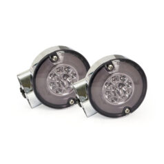 Ringers, FL LED turn signals. Front. Chrome - 99-13 FLST; 01-13 FLT/Touring