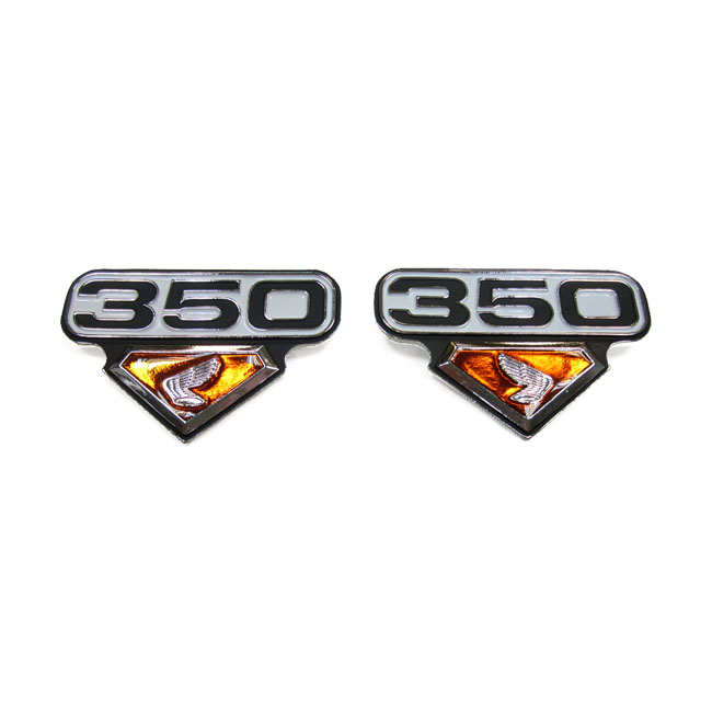 Honda air cleaner cover emblems - Honda CL350K5 A, CB350G A