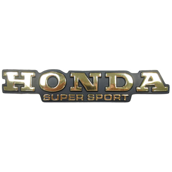Honda fuel tank emblem, gold - Honda CB750F/F2 Super Sport