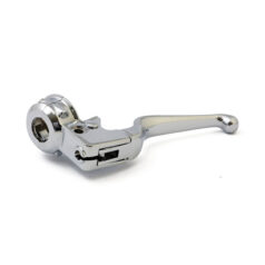 Clutch lever assembly. Chrome - 82-95 Big Twin, XL Sportster