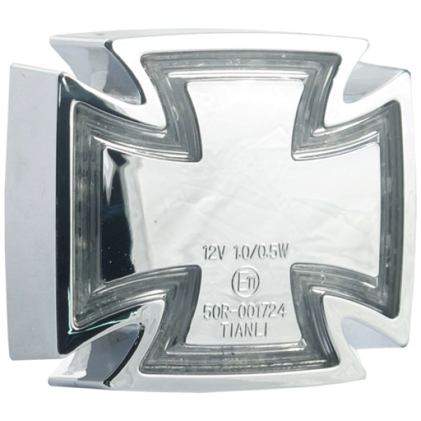 Gothic, LED taillight. Chrome - Universal