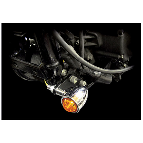 XL Sportster turn signal mount brackets. Front. Black - XL Sportster - Bild 2