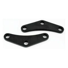 XL Sportster turn signal mount brackets. Front. Black - XL Sportster
