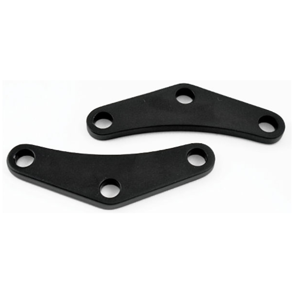 XL Sportster turn signal mount brackets. Front. Black - XL Sportster