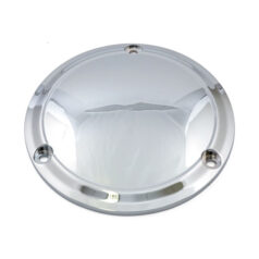 Derby cover, stepped. Chrome - 70-98 Big Twin