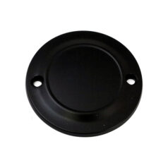 Stepped point cover 2-hole. Black - 70-99 Big Twin (exkl. Twin Cam); 71-22 XL Sportster (exkl. 08-12 XR1200)